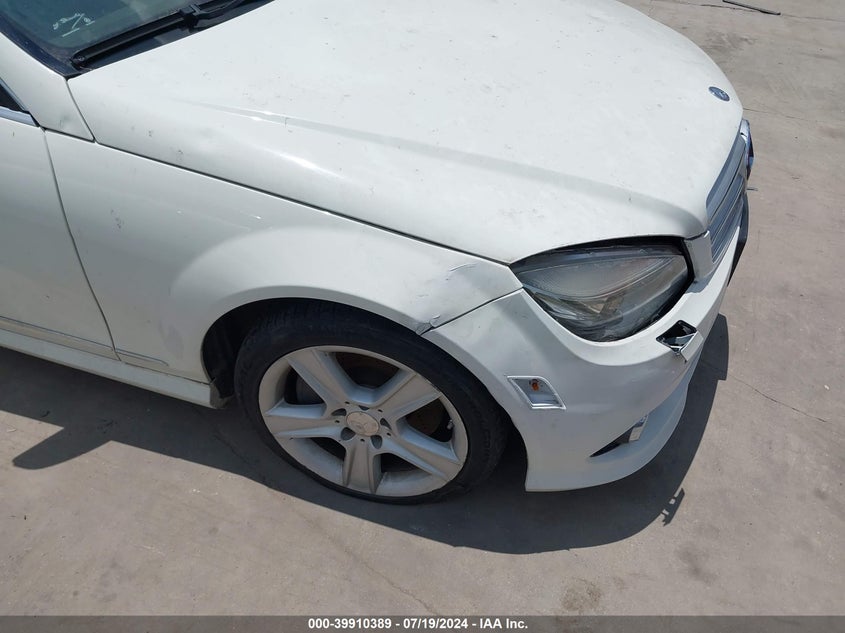 2010 Mercedes-Benz C 350 Sport VIN: WDDGF5GB6AF392133 Lot: 39910389