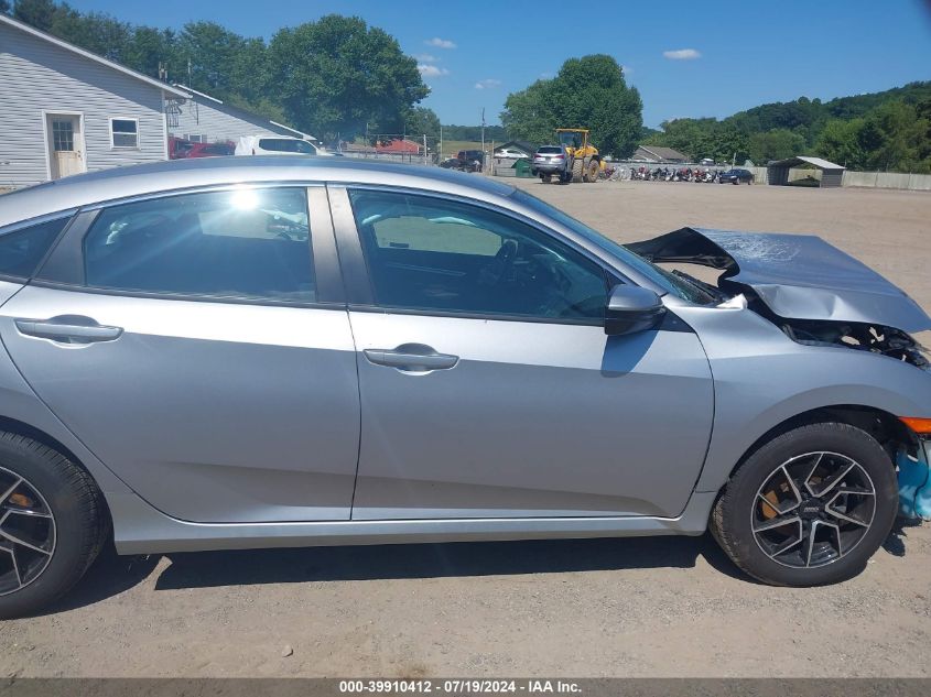 2020 Honda Civic Lx VIN: 19XFC2F69LE017268 Lot: 39910412