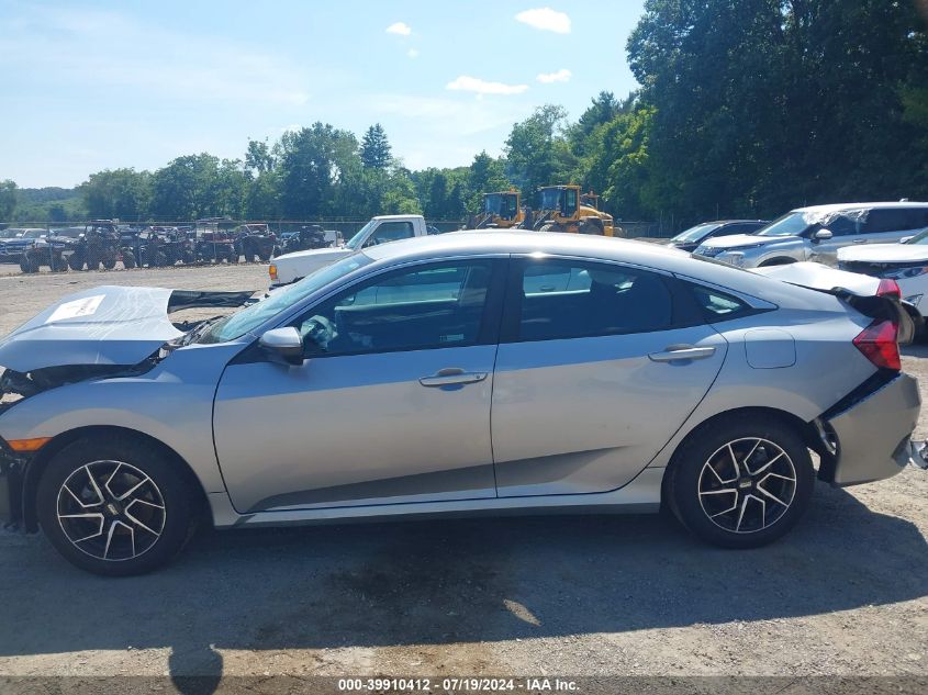 2020 Honda Civic Lx VIN: 19XFC2F69LE017268 Lot: 39910412