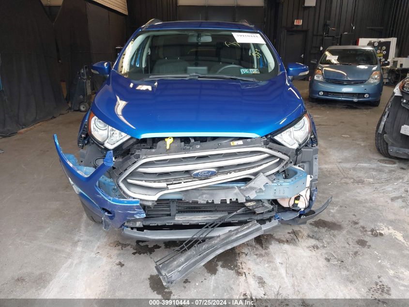 2020 Ford Ecosport Se VIN: MAJ6S3GL0LC347780 Lot: 39910444