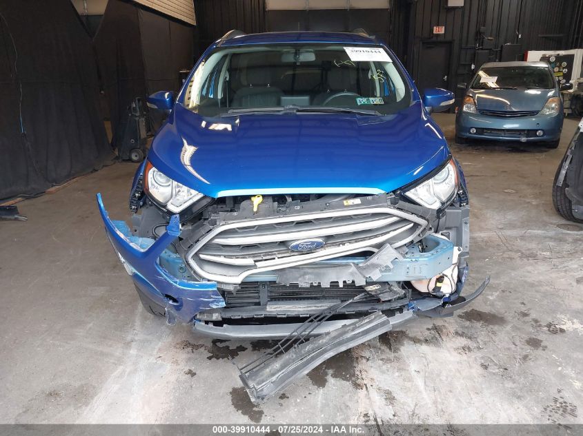 2020 Ford Ecosport Se VIN: MAJ6S3GL0LC347780 Lot: 39910444