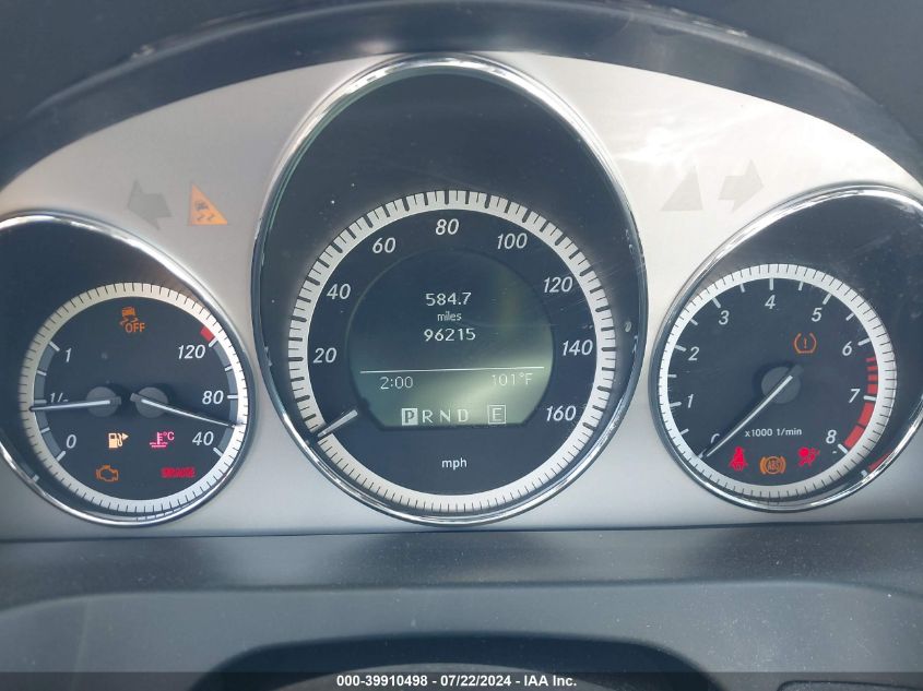 2011 Mercedes-Benz C 300 Luxury/Sport VIN: WDDGF5EB7BR179694 Lot: 39910498