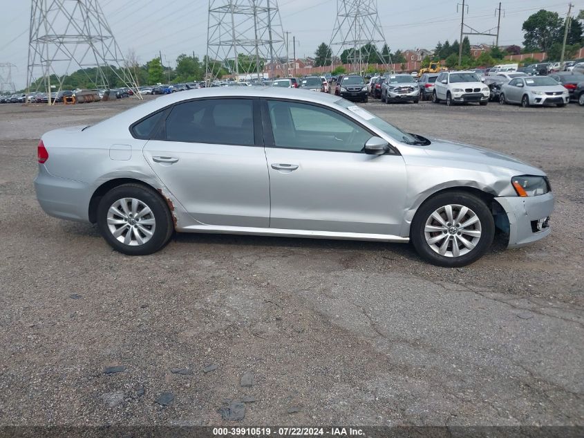 01VWAH7A34CC97850 2012 Volkswagen Passat 2.5L S