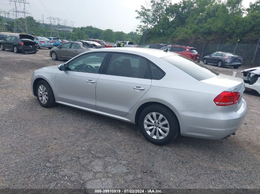 01VWAH7A34CC97850 2012 Volkswagen Passat 2.5L S