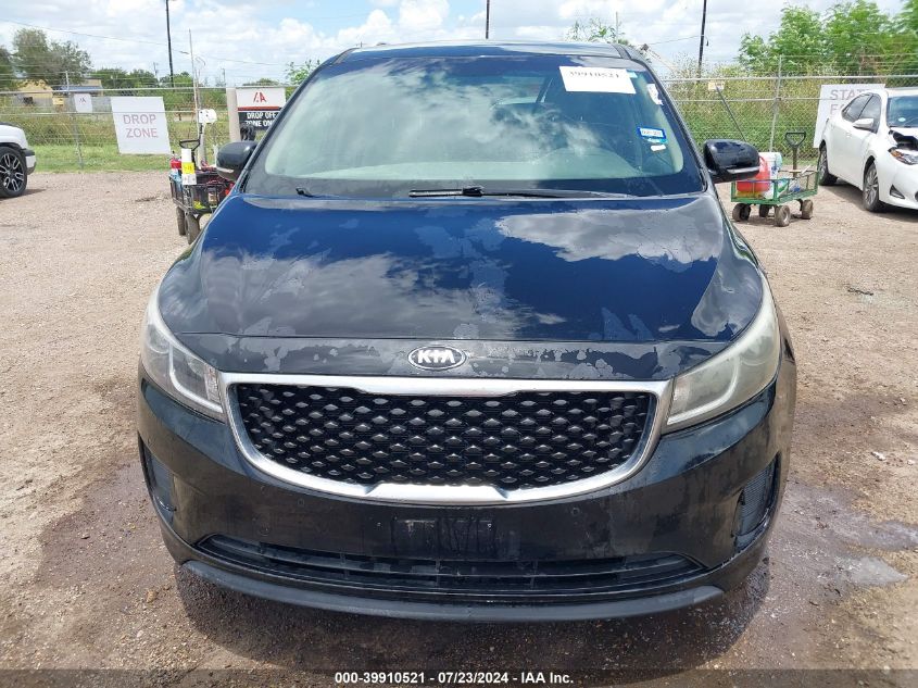 2017 Kia Sedona Lx VIN: KNDMB5C11H6254256 Lot: 39910521