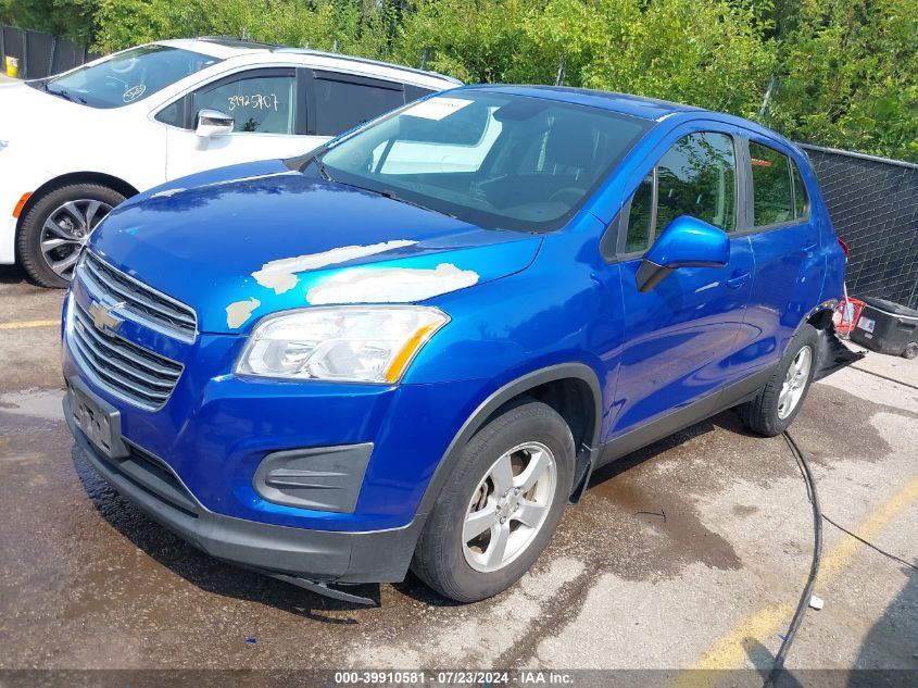 KL7CJNSB3GB622075 2016 CHEVROLET TRAX - Image 2