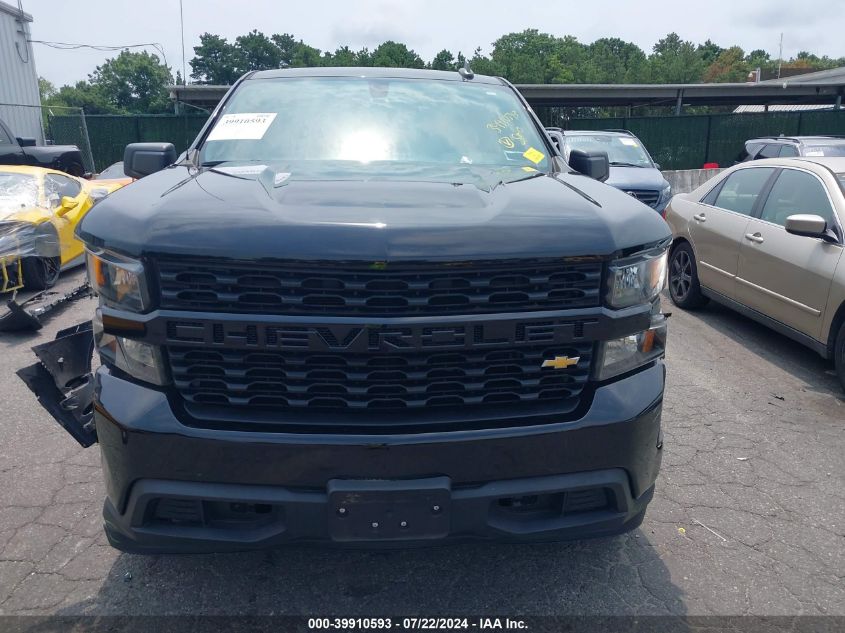 2021 Chevrolet Silverado 1500 4Wd Short Bed Custom VIN: 1GCPYBEK9MZ340763 Lot: 39910593