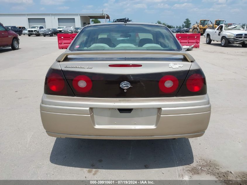 2005 Chevrolet Impala Ls VIN: 2G1WH52K159164314 Lot: 39910601