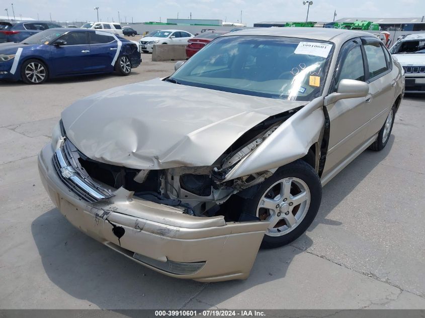 2005 Chevrolet Impala Ls VIN: 2G1WH52K159164314 Lot: 39910601