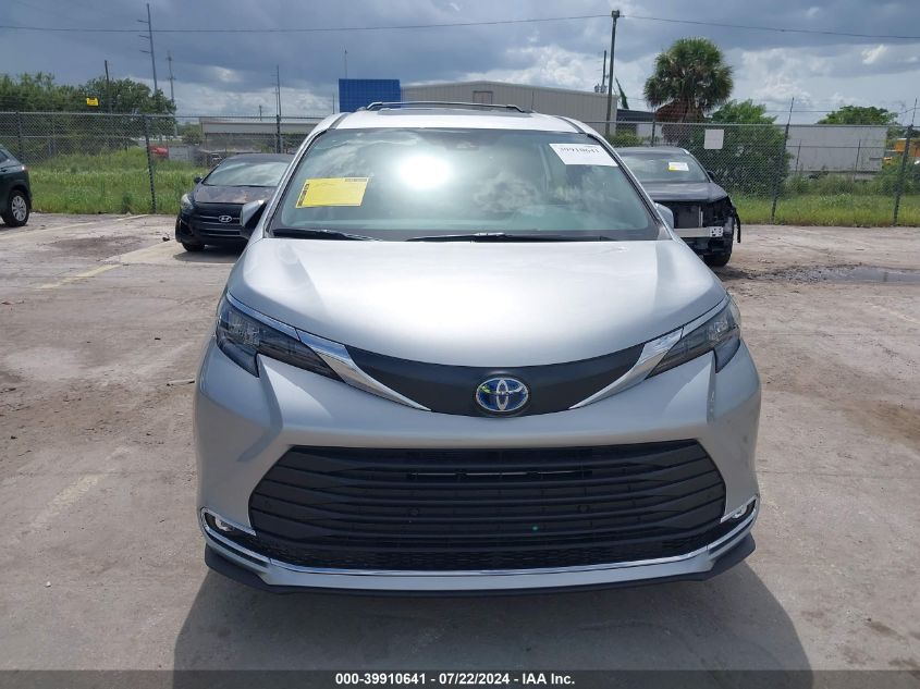 2024 Toyota Sienna Xle VIN: 5TDYRKECXRS203754 Lot: 39910641