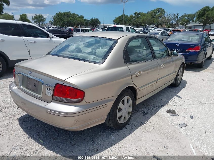 2005 Hyundai Sonata Gl VIN: KMHWF25S05A168460 Lot: 39910655