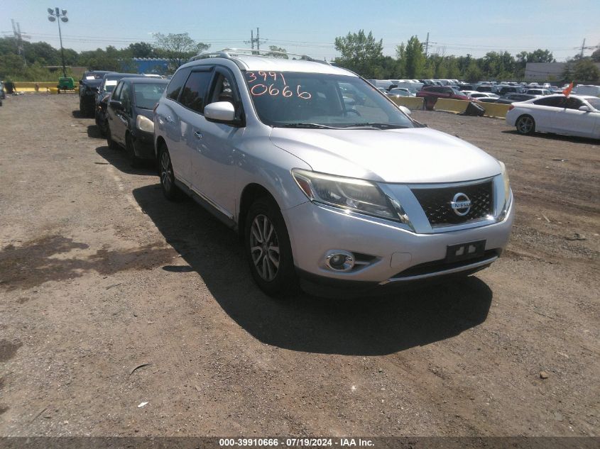 2013 Nissan Pathfinder Sl VIN: 5N1AR2MM1DC664990 Lot: 39910666