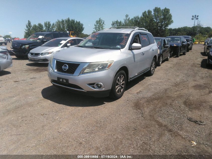 2013 Nissan Pathfinder Sl VIN: 5N1AR2MM1DC664990 Lot: 39910666