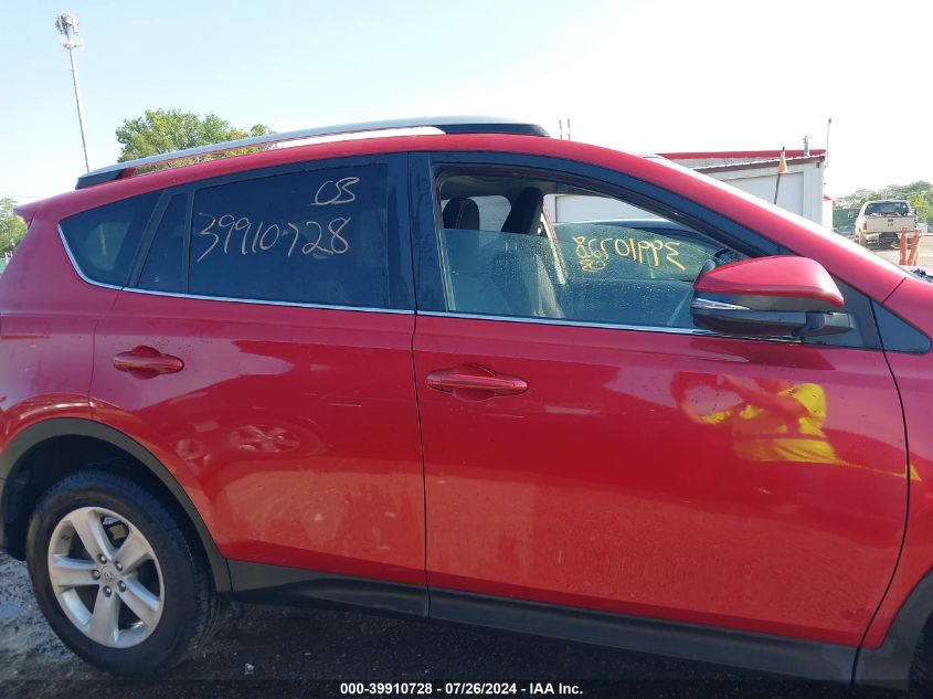 2014 Toyota Rav4 Xle VIN: JTMRFREV6ED055356 Lot: 39910728