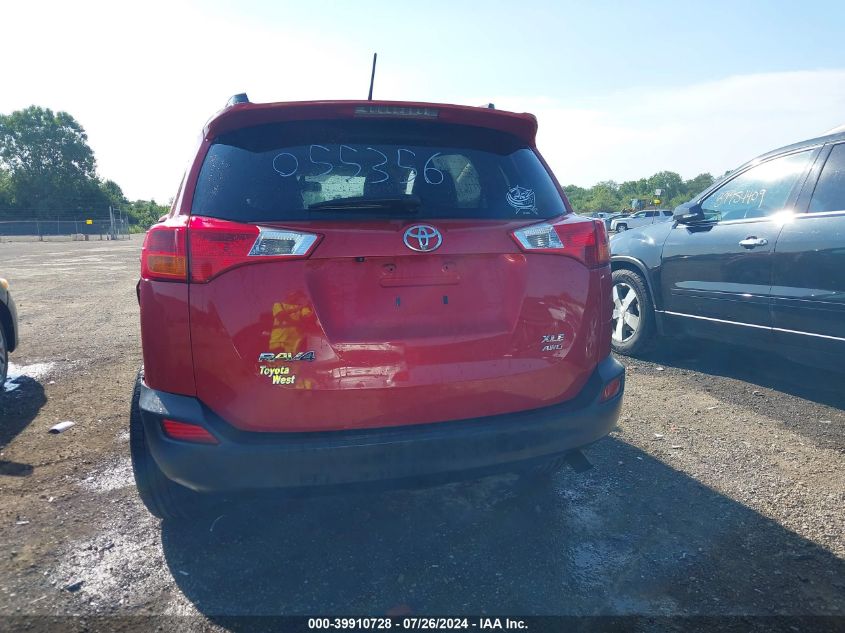 2014 Toyota Rav4 Xle VIN: JTMRFREV6ED055356 Lot: 39910728