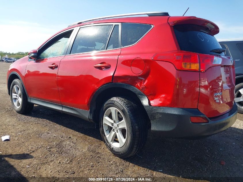 2014 Toyota Rav4 Xle VIN: JTMRFREV6ED055356 Lot: 39910728