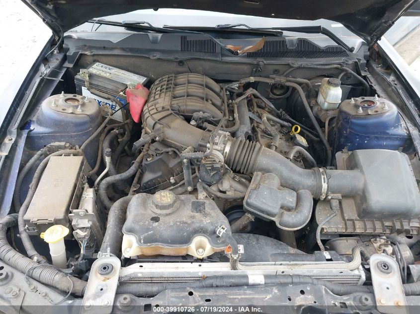 2012 Ford Mustang V6 VIN: 1ZVBP8AM0C5207545 Lot: 39910726