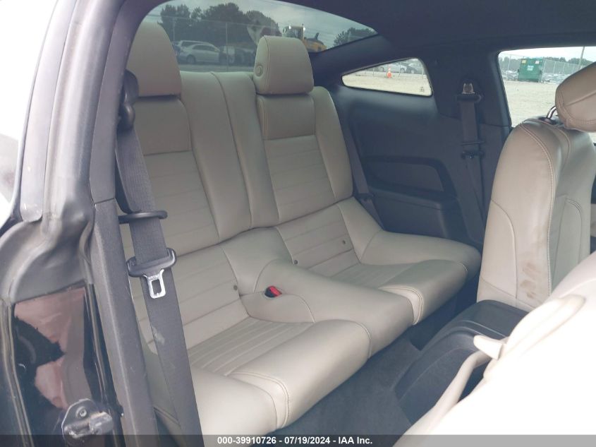 2012 Ford Mustang V6 VIN: 1ZVBP8AM0C5207545 Lot: 39910726