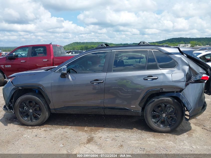 2022 Toyota Rav4 Hybrid Se VIN: 4T3T6RFV3NU086247 Lot: 39910804