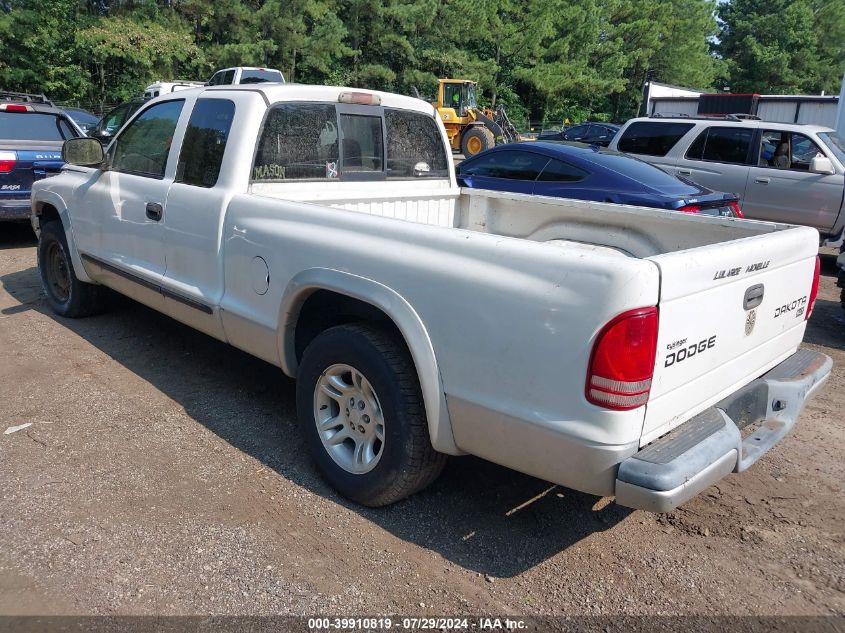 2004 Dodge Dakota Slt VIN: 1D7GL42K04S628961 Lot: 39910819