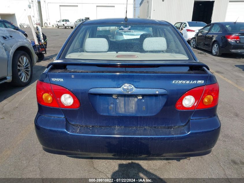 2003 Toyota Corolla Le VIN: 1NXBR38E83Z102381 Lot: 39910822