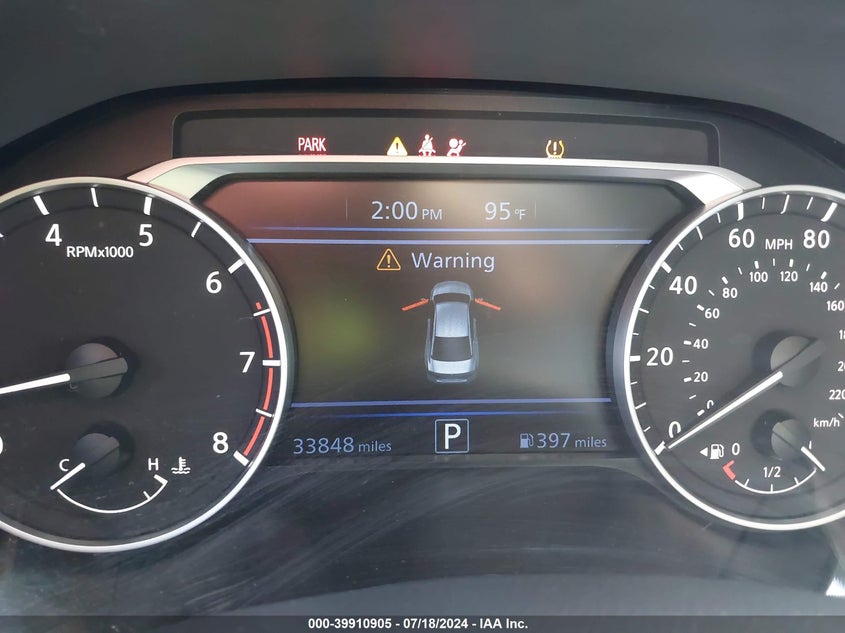 2022 Nissan Altima Sv Intelligent Awd VIN: 1N4BL4DW7NN363482 Lot: 39910905