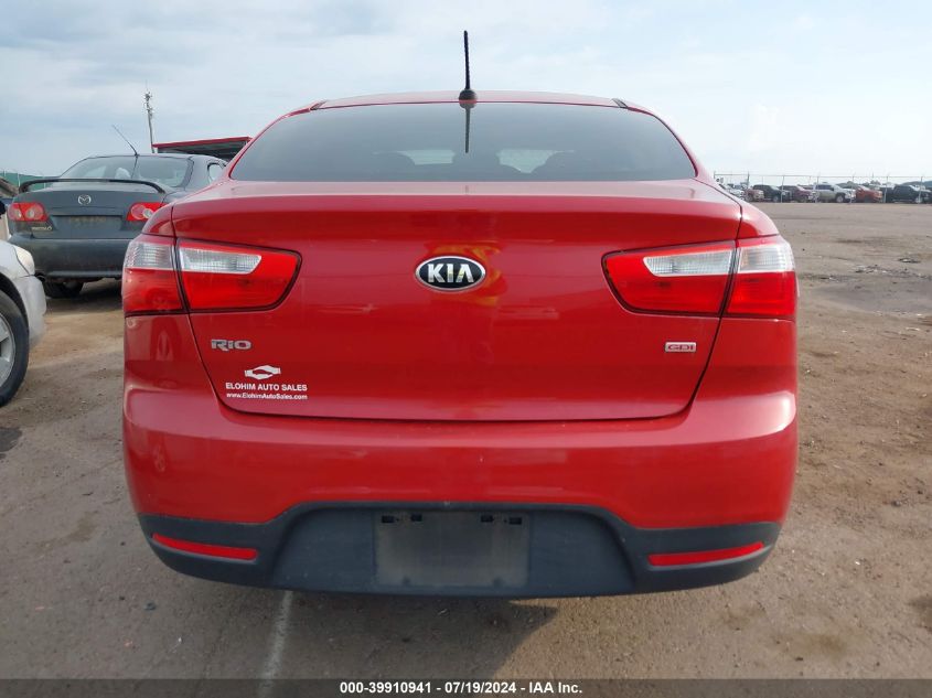 2015 Kia Rio Lx VIN: KNADM4A35F6515102 Lot: 39910941