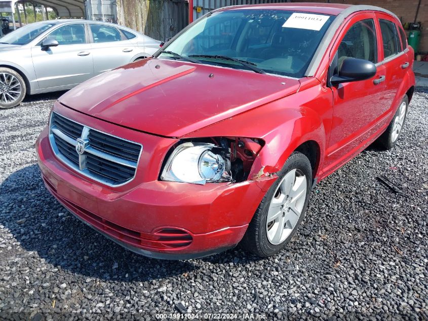 2007 Dodge Caliber Sxt VIN: 1B3HB48B57D113523 Lot: 39911034