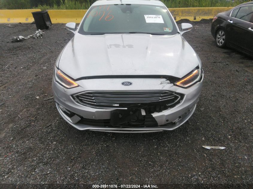 2017 Ford Fusion Hybrid Titanium VIN: 3FA6P0RU2HR250434 Lot: 39911076