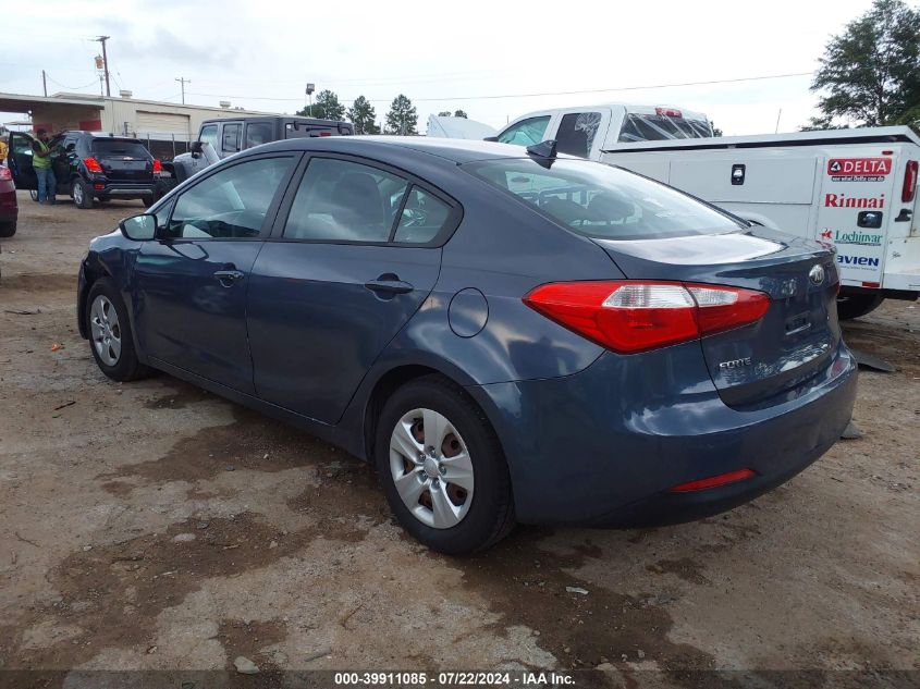 2014 Kia Forte Lx VIN: KNAFK4A66E5058779 Lot: 39911085