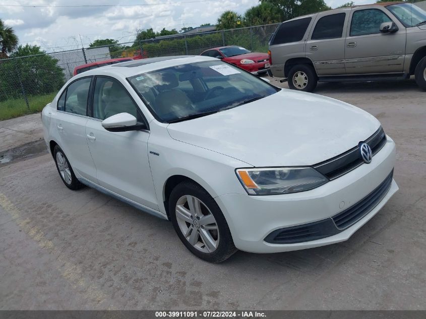 3VW637AJ6DM284090 | 2013 VOLKSWAGEN JETTA HYBRID