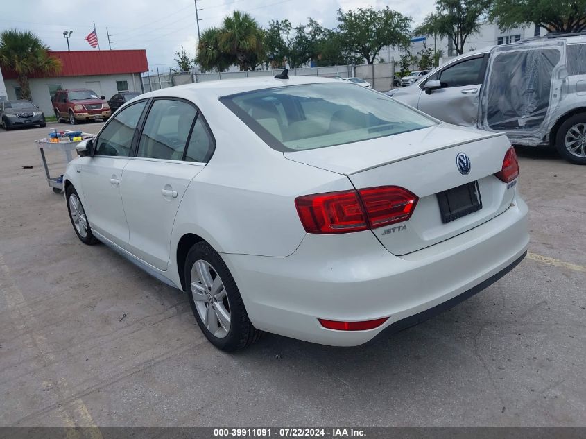 3VW637AJ6DM284090 | 2013 VOLKSWAGEN JETTA HYBRID