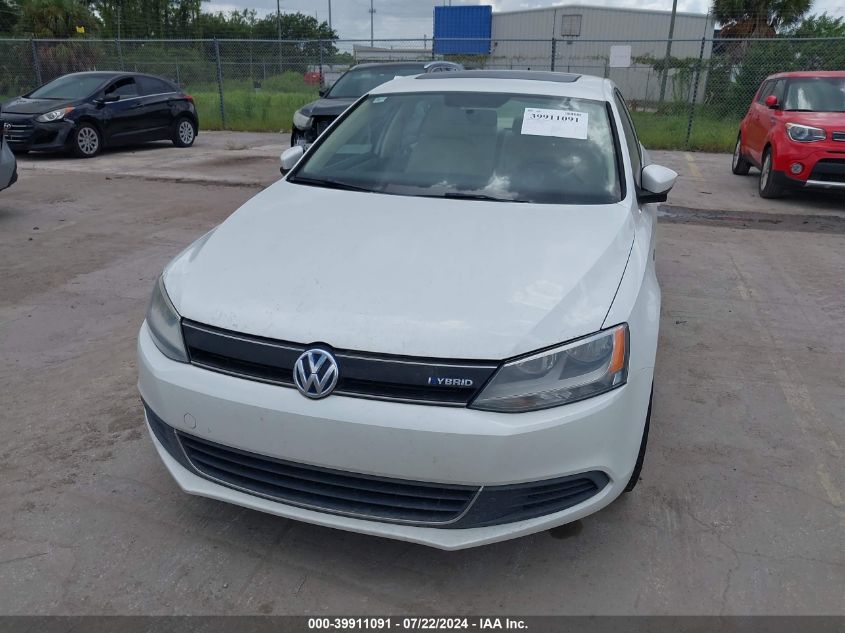 3VW637AJ6DM284090 | 2013 VOLKSWAGEN JETTA HYBRID