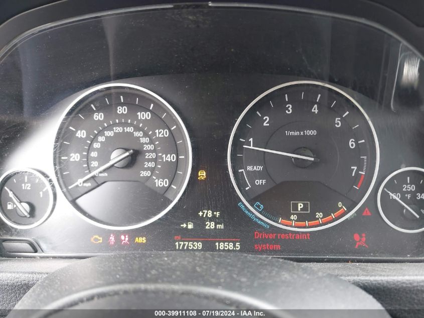 2015 BMW 320 I VIN: WBA3B1C57FK138729 Lot: 39911108