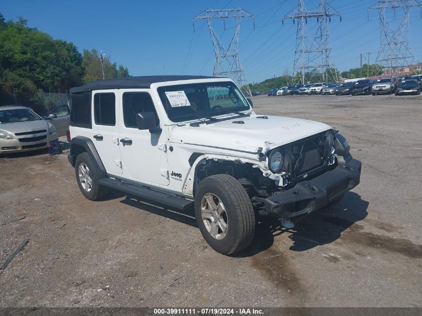 2022 Jeep Wrangler Unlimited Sport S 4X4 VIN: 1C4HJXDG4NW120369 Lot: 39911111