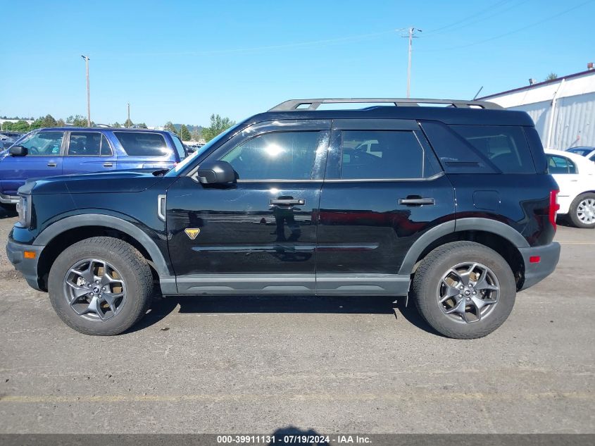 2021 Ford Bronco Sport Badlands VIN: 3FMCR9D91MRB35764 Lot: 39911131