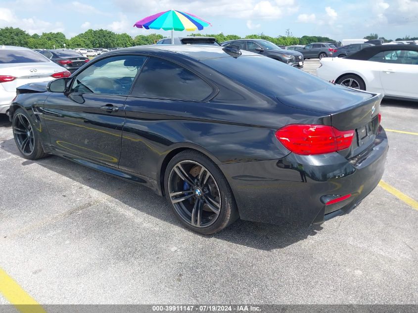 2016 BMW M4 VIN: WBS3R9C51GK338397 Lot: 39911147