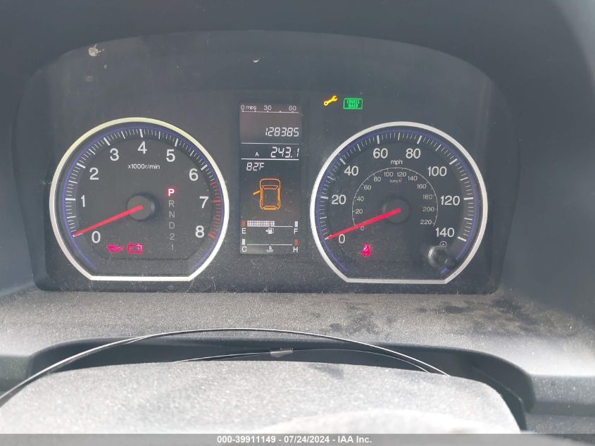 2008 Honda Cr-V Ex-L VIN: 5J6RE48758L028575 Lot: 39911149