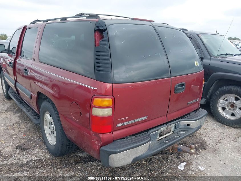 2002 Chevrolet Suburban 1500 Ls VIN: 1GNEC16Z42J298047 Lot: 39911157