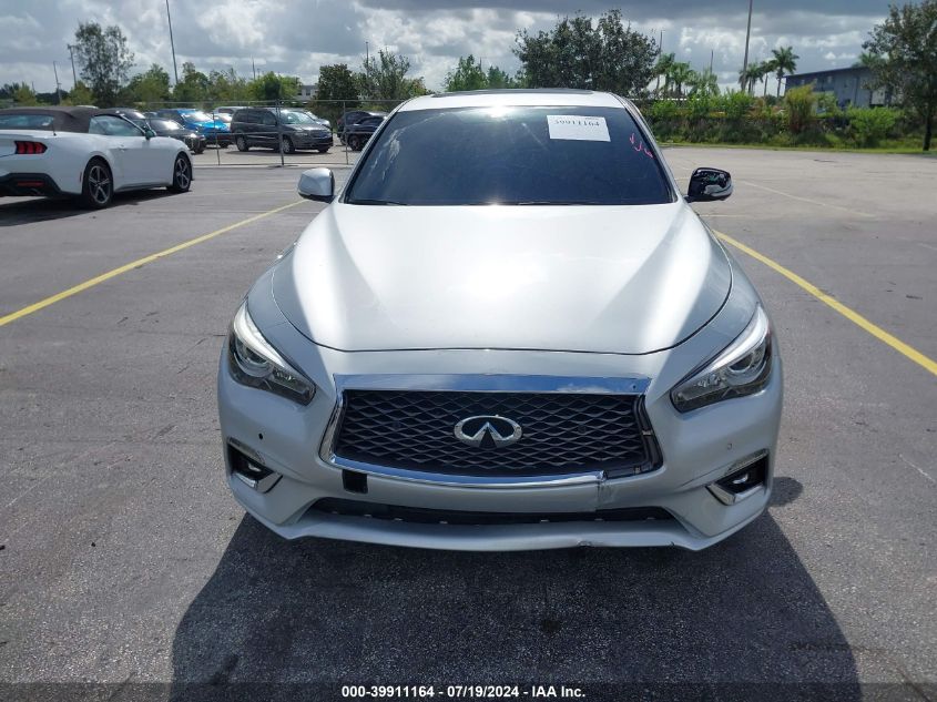 2019 Infiniti Q50 3.0T Luxe VIN: JN1EV7AP5KM516929 Lot: 39911164