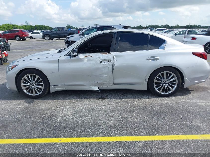 2019 Infiniti Q50 3.0T Luxe VIN: JN1EV7AP5KM516929 Lot: 39911164