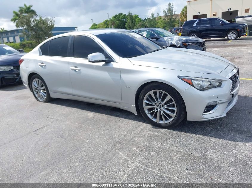 2019 Infiniti Q50 3.0T Luxe VIN: JN1EV7AP5KM516929 Lot: 39911164