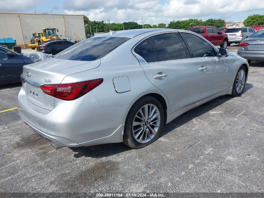 2019 Infiniti Q50 3.0T Luxe VIN: JN1EV7AP5KM516929 Lot: 39911164