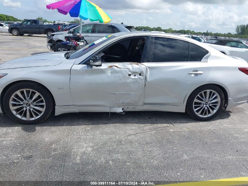 2019 Infiniti Q50 3.0T Luxe VIN: JN1EV7AP5KM516929 Lot: 39911164