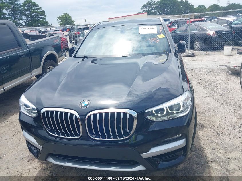 2021 BMW X3 Sdrive30I VIN: 5UXTY3C07M9H46533 Lot: 39911168