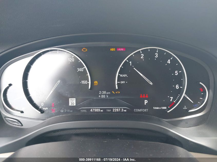 2021 BMW X3 Sdrive30I VIN: 5UXTY3C07M9H46533 Lot: 39911168