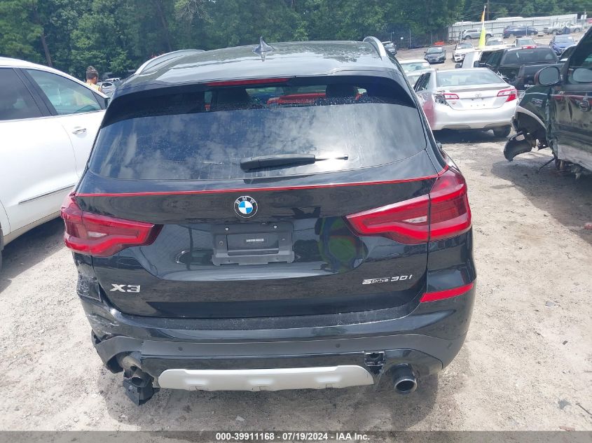 2021 BMW X3 Sdrive30I VIN: 5UXTY3C07M9H46533 Lot: 39911168