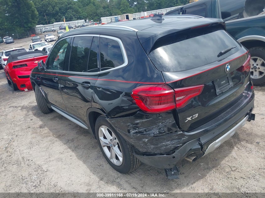 2021 BMW X3 SDRIVE30I VIN: 5UXTY3C07M9H46533