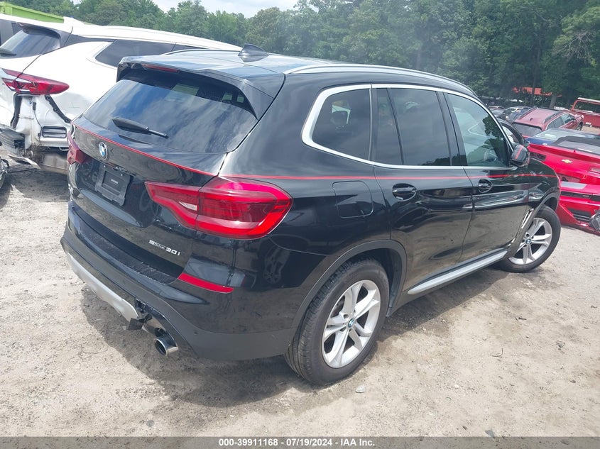 2021 BMW X3 SDRIVE30I VIN: 5UXTY3C07M9H46533