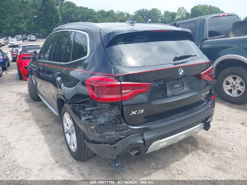 2021 BMW X3 Sdrive30I VIN: 5UXTY3C07M9H46533 Lot: 39911168